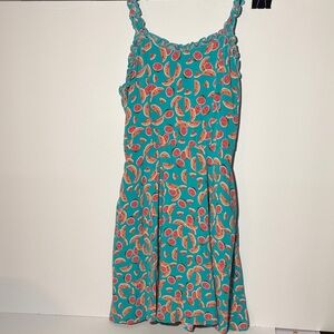 Teal Spring/Summer Dress with Watermelon Pattern will leave you Speechless